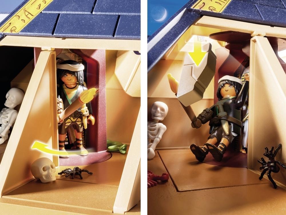 Playmobil 5386 Egyptian Pharaoh's Pyramid with Many Hidden Tombs and
