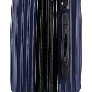 Valise extensible avec soufflet zip