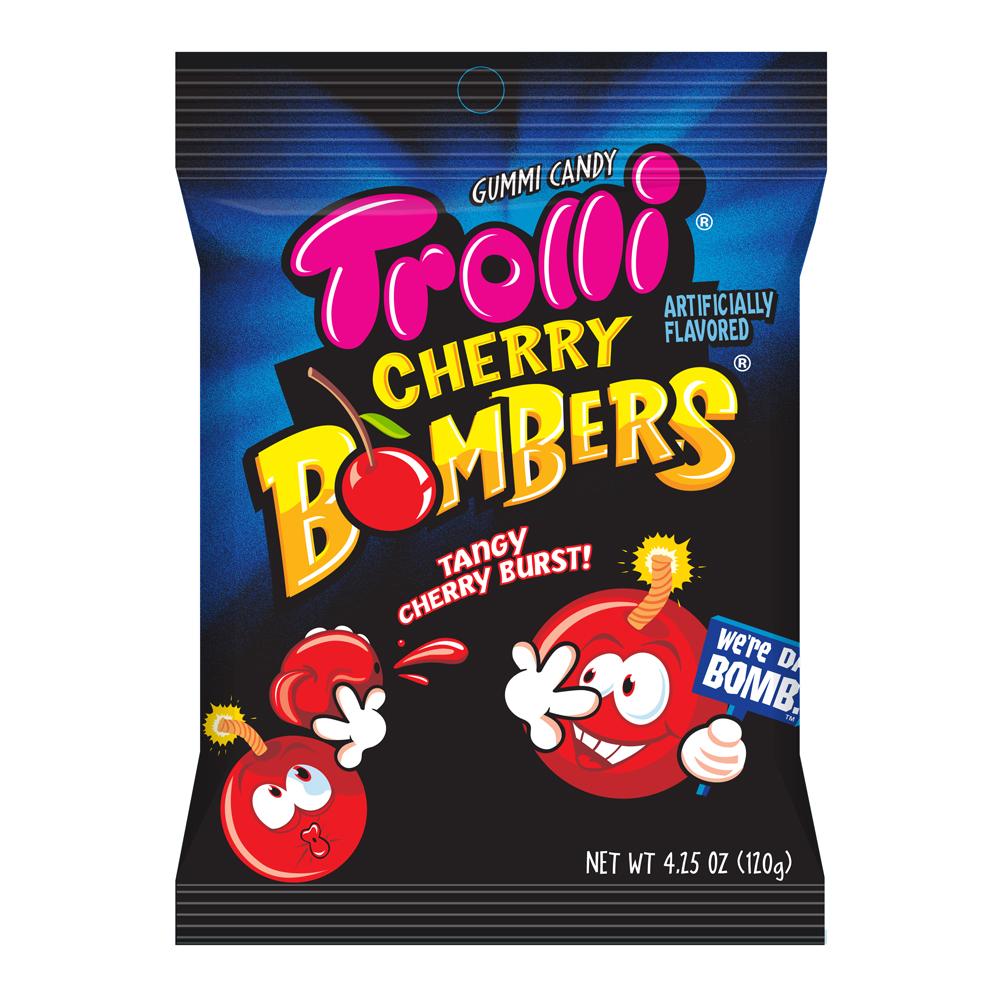 Trolli Cherry Bombers Gummy Candy, 4.25 Ounce Bag, Pack of