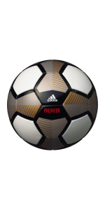 adidas AF5637GLBK Predator Glider Soccer Ball, White x Black