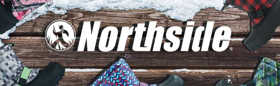 Insulated snow boot with waterproof upper featuring hook-and-loop strap and bungee-cord closure