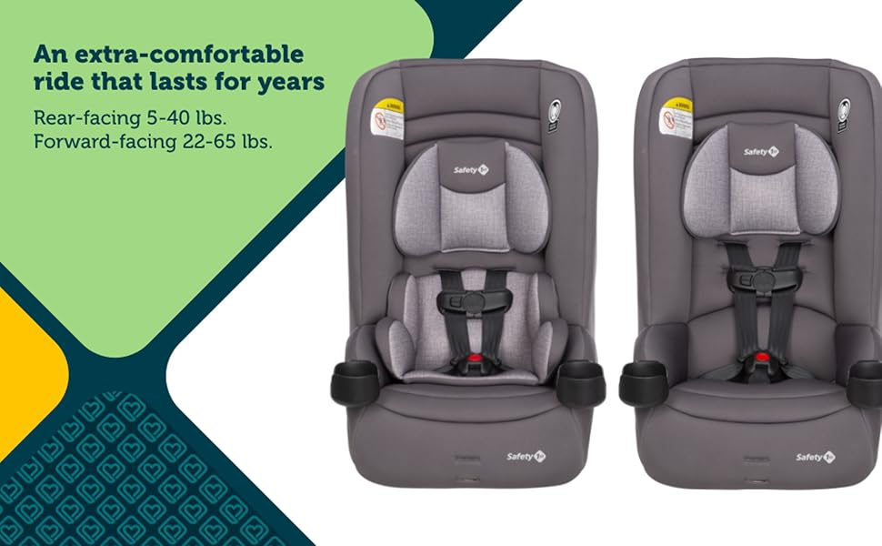 Safety 1st Jive 2in1 Convertible Car Seat, Rearfacing 5