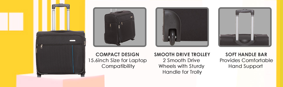 aristocrat overnighter trolley bag