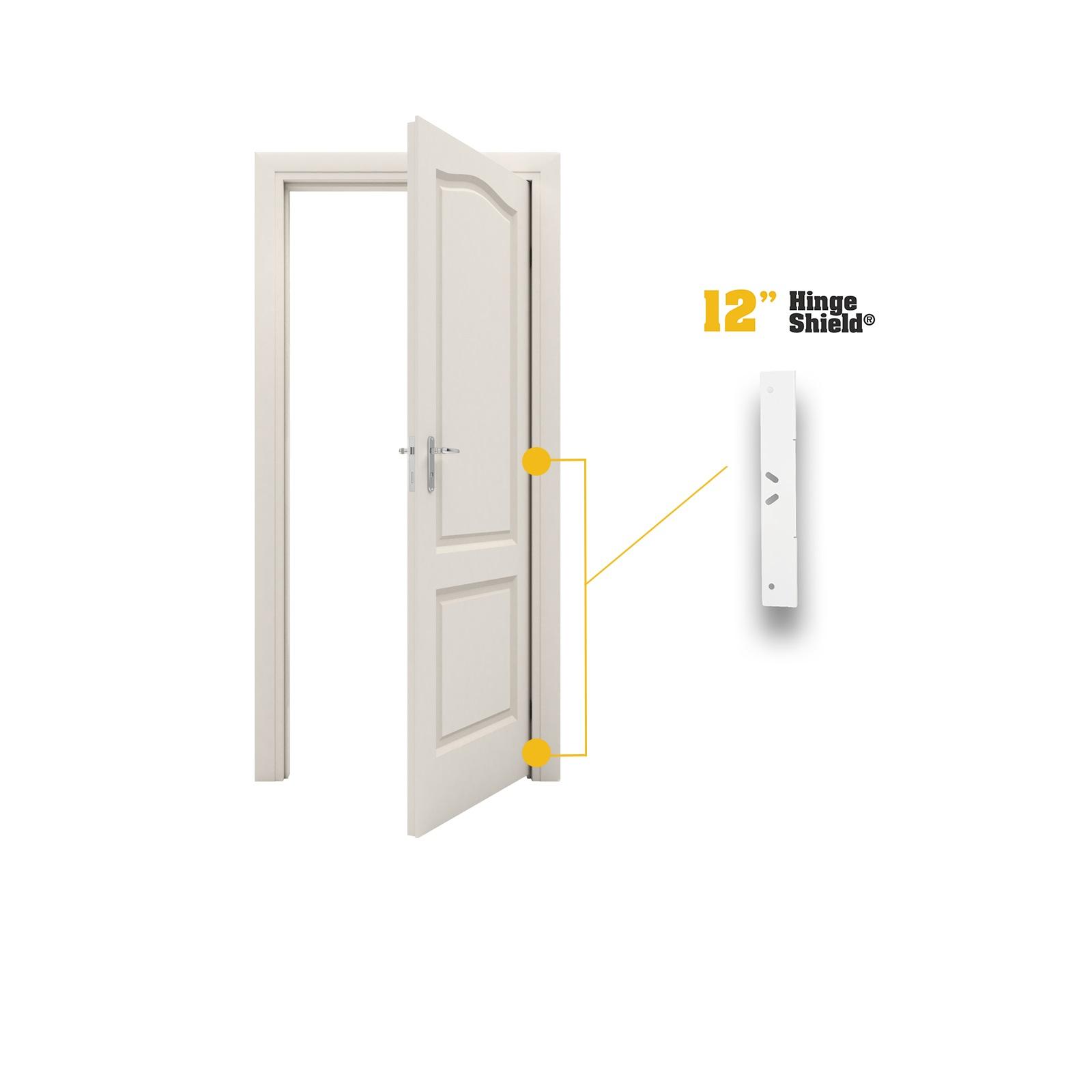 Door Armor MAX Complete Door Reinforcement Set in Aged Bronze — Door