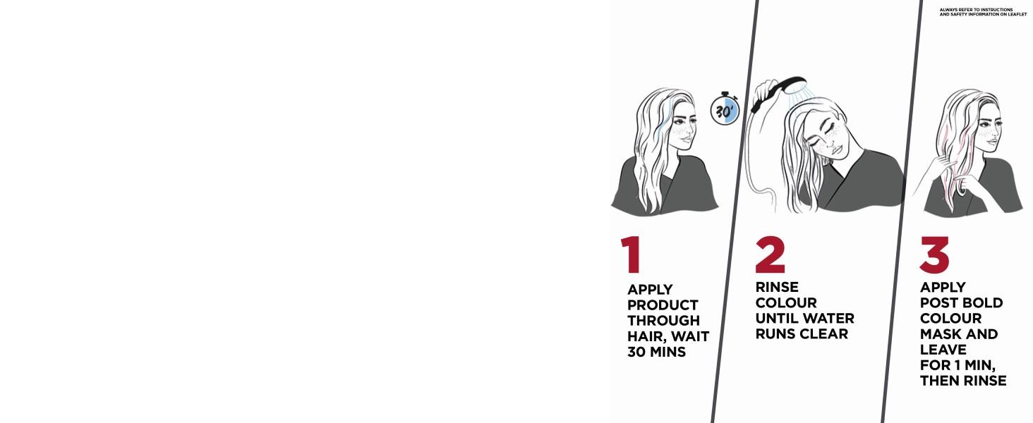 How to apply the hair dye