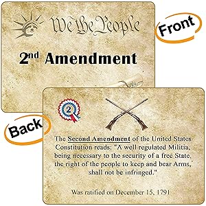 Illustration of the Constitutional Amendment card