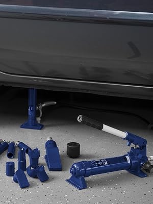 Torin TCE Portable Hydraulic Ram: Auto Body Frame Repair Kit with Carrying Case, 4 Ton Capacity