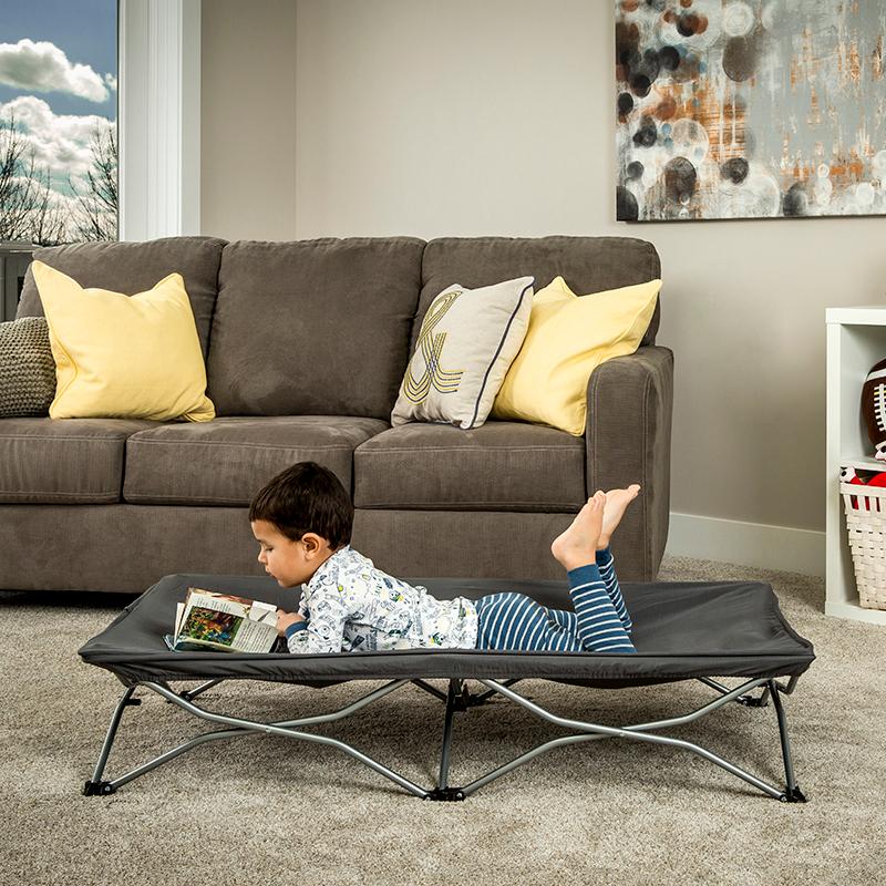 Regalo My Cot Portable Toddler Bed, Includes Fitted Sheet and Travel Case, Royal