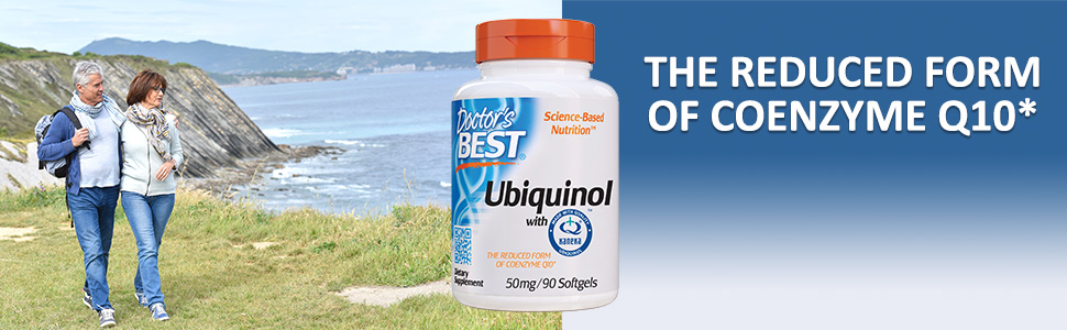 Ubiquinol Kaneka Ubiquino contains reduced coenzyme Q10 healthy heart function cellular energy