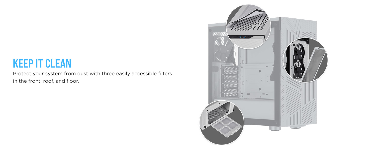 275R Airflow Tempered Glass Mid-Tower Gaming Case