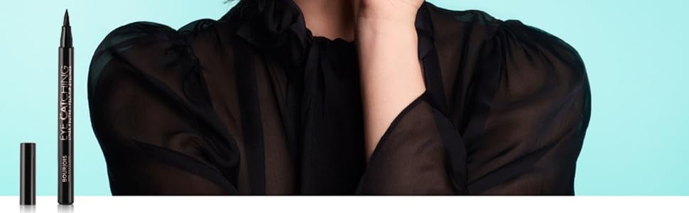eye catching liner bourjois make up trucco occhi donna nero penna liquido