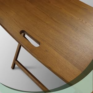 Arizona Folding Table with Solid American Red Oak