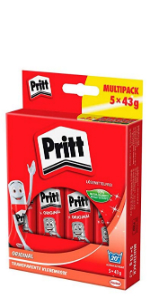 Pritt PKS42 Glue Stick Box Display with 24 Glue Sticks, Original, 43 g Each