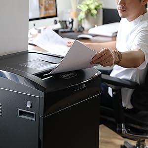 Amazon | フェローズ 電動シュレッダー 業務用 40枚細断 クロス