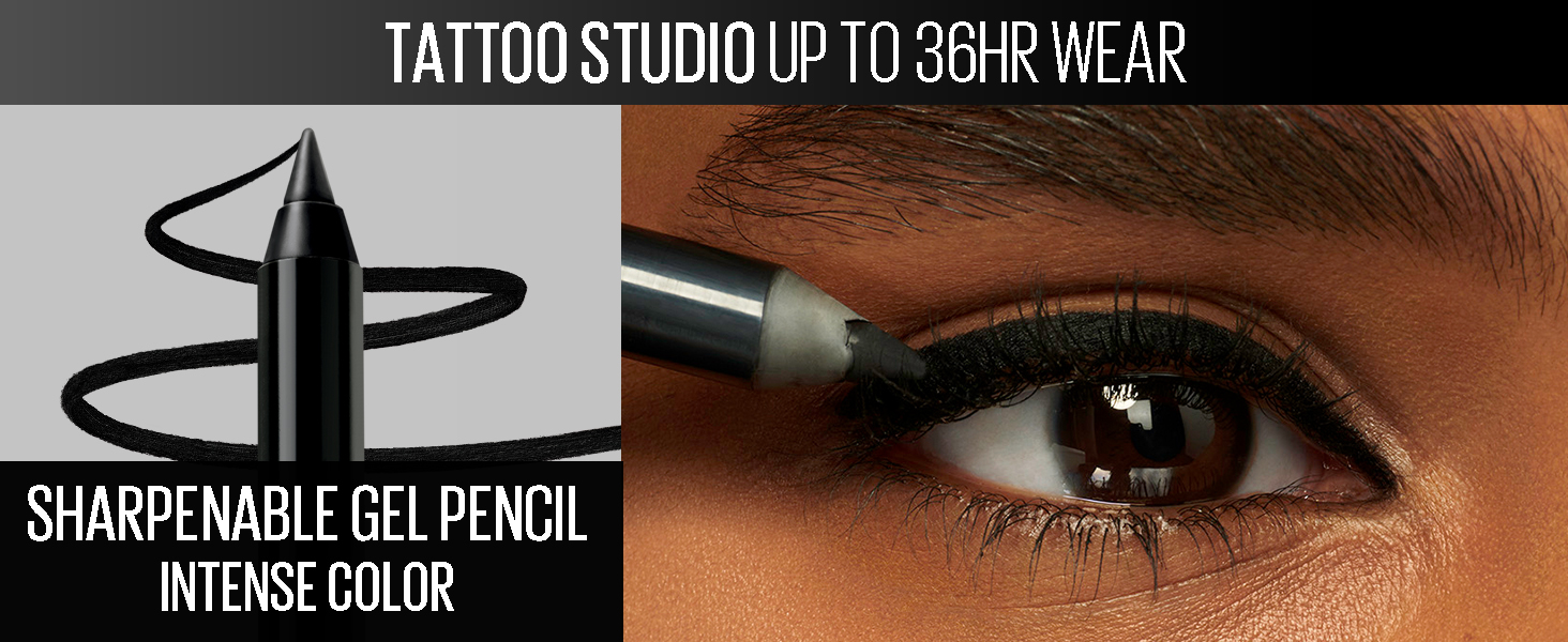 tattoo smokey, gel pencil, eye pencil, gel eye pencil, smokey gel, 3 shades, eyes, long lasting