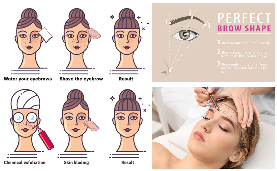 Eyebrow Razor For Women Dermaplaning Tool Facial Razor For