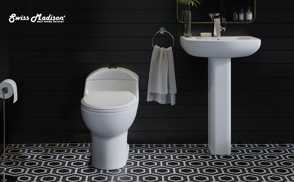 Swiss Madison SMPS305 Chateau Pedestal Sink