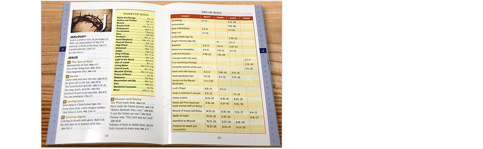 Topical Bible Index - Bible Insert