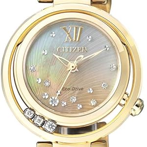 美品 CITIZEN シチズン ダイヤモンド10PゴールドEM0328-57P dショッピング |シチズン エル ソーラー ダイヤモンド