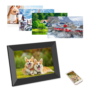 Amazon | SCISHIONブラックWiFiデジタルフォトフレーム1280*800 タッチ