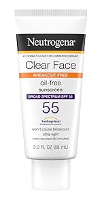 Neutrogena Clear Face Liquid Lotion Sunscreen