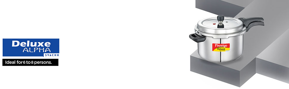Prestige Svachh Deluxe Alpha Stainless Steel Pressure Cooker SPN-FOR1