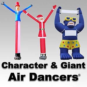 Character and Giant Air Dancers LookOurWay