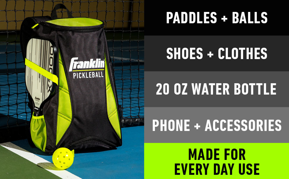 Franklin Sports 52862X Deluxe Competition Pickleball Backpack Bag, Equipment Bags Amazon Canada