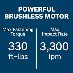 BOSCH GDS18V-330PCN 18V Brushless 1/2 In. Mid-Torque Impact Wrench with Pin Detent (Bare Tool) image