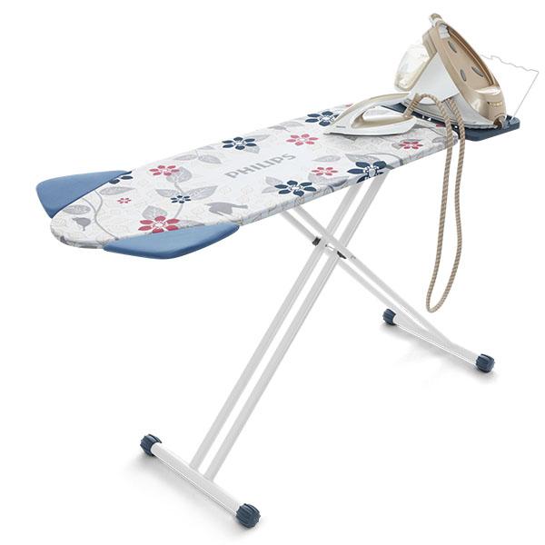 Philips GC260/05 Easy 8 Bügeltisch, XXL Bügelfläche, Mehrschichtiger