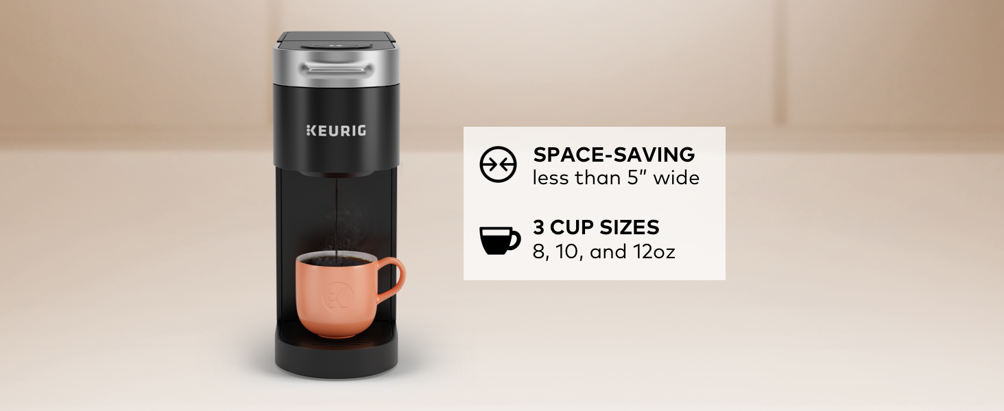 Keurig KSlim Single Serve Coffee Maker with McCafé Classic