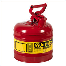 USA made Justrite Type I steel safety can kerosene gasoline diesel Easy to use