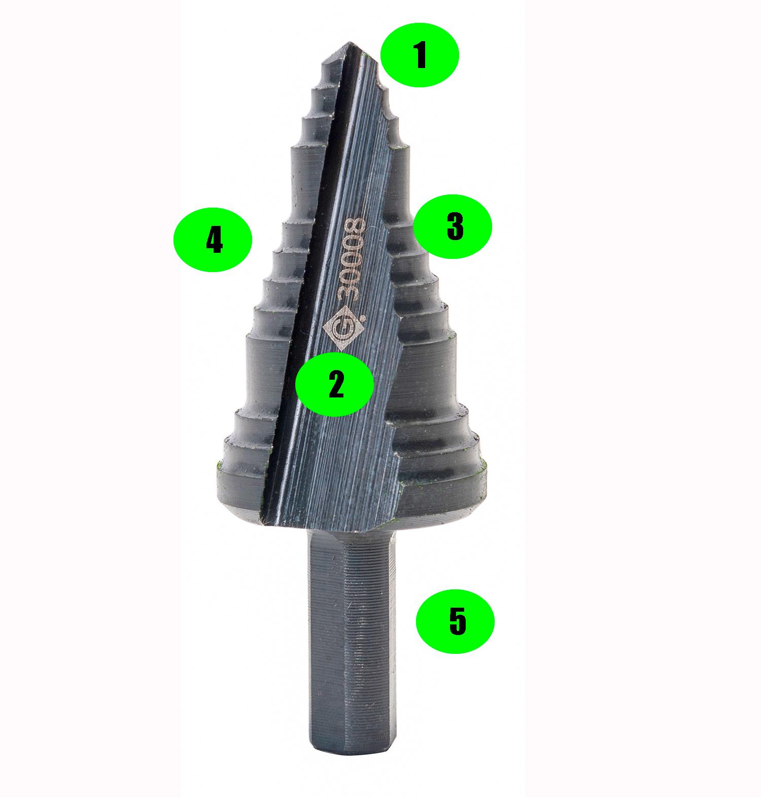 Greenlee 30008 MultiHole Step Bit, 11/8" Home Improvement