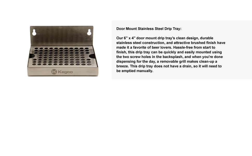 Kegco Door Mount Kegerator Conversion Kit, Single Faucet, None Amazon