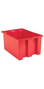 Akro-Mils 35300 Nest and Stack Plastic Storage Container and