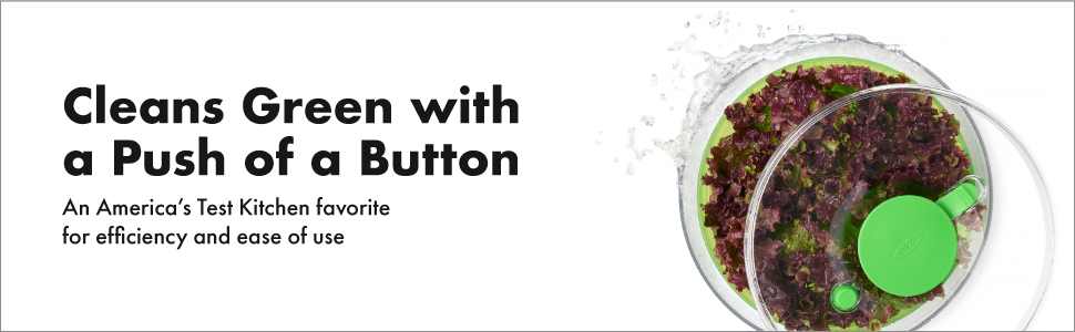 OXO Good Grips Salad Spinner, Green