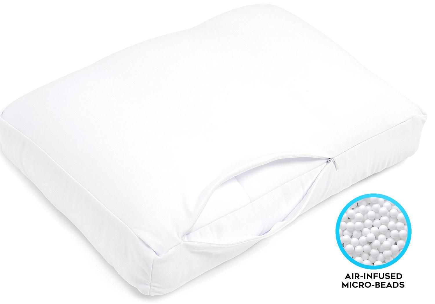 Small Microbead Cloud Pillow Feels Like Sleeping On A Cloud Bed