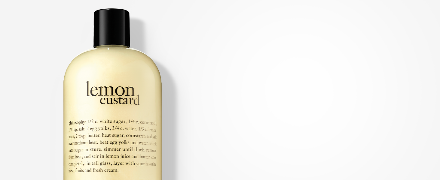 philosophy 16oz lemon custard shower gel