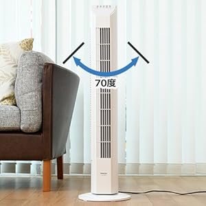 YAMAZEN 縦型扇風機 山善 YSR-J802(W) Amazon | [山善] 扇風機 タワーファン リモコン/風量3段階