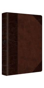 ESV Personal Reference Bible TruTone Brown/Walnut Portfolio Design