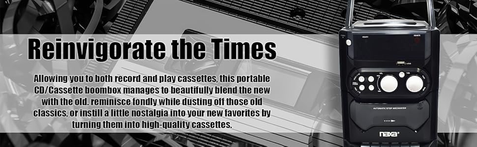 record,play,cassette,blend,new,old,classics,broadcast,tune,analog,digital,remote,batteries,drives