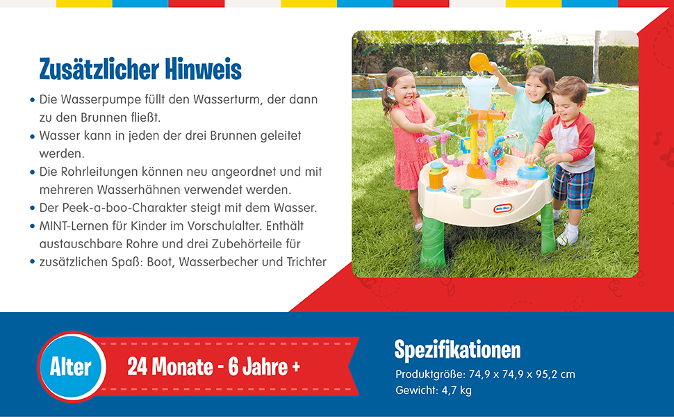 Little Tikes Fountain Factory Water Table