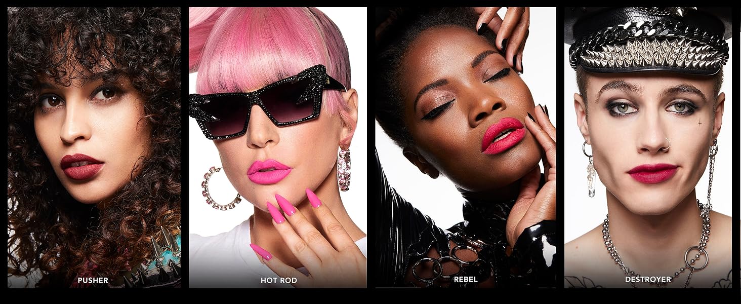 haus labs, lady gaga, le monster matte, lip crayon, matte lip crayons, lipstick, red lip stick, lips