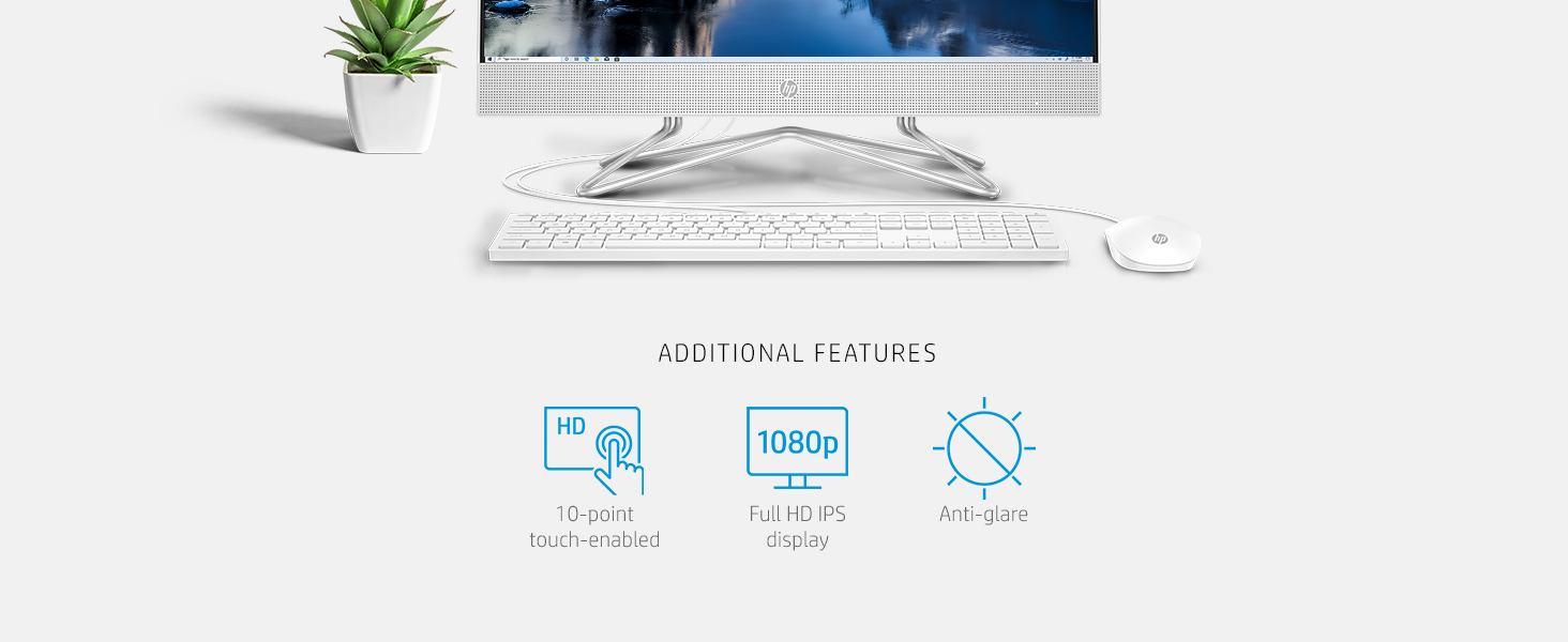 Hp all-in-one pc, hp, desktop, 11th Generation Intel Core i5-1135G7 processor