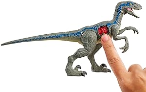 Jurassic World Battle Damage Velociraptor Blue Jurassic World Battle Damage Velociraptor Blue