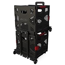 Olympia Tools 85-015 Grand Pack-N-Roll Mesh Portable Cart, stackable