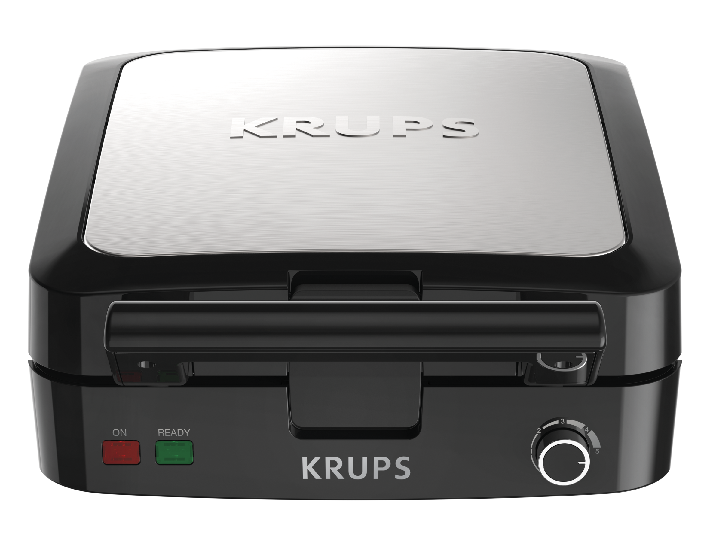 KRUPS GQ502D Adjustable Temperature Belgian Waffle Maker with Removable