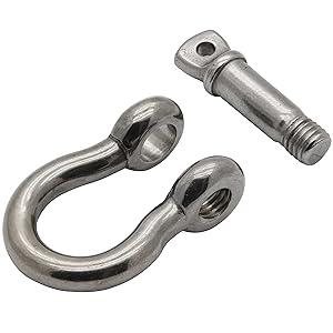 shackle, stainless steel shackle, anchor shackle, stainless shackle, marine shackle, boat shackle