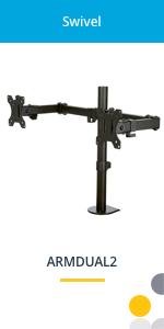 desk mount dual monitor