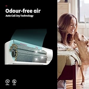 Odour free air auto coil dry technology